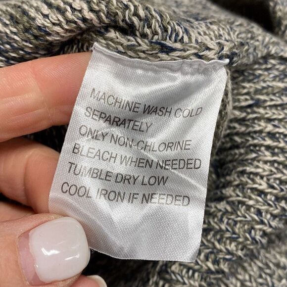 Weatherproof Vintage Gray & Olive Tweed 1/4,Zip Sweater Size Medium - Picture 6 of 6